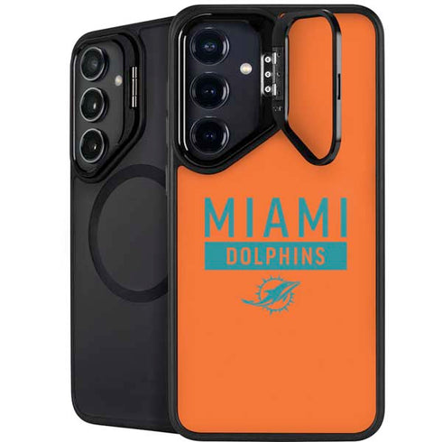 NFL Miami Dolphins Orange Performance Series Galaxy S24 FE Kickstand Case